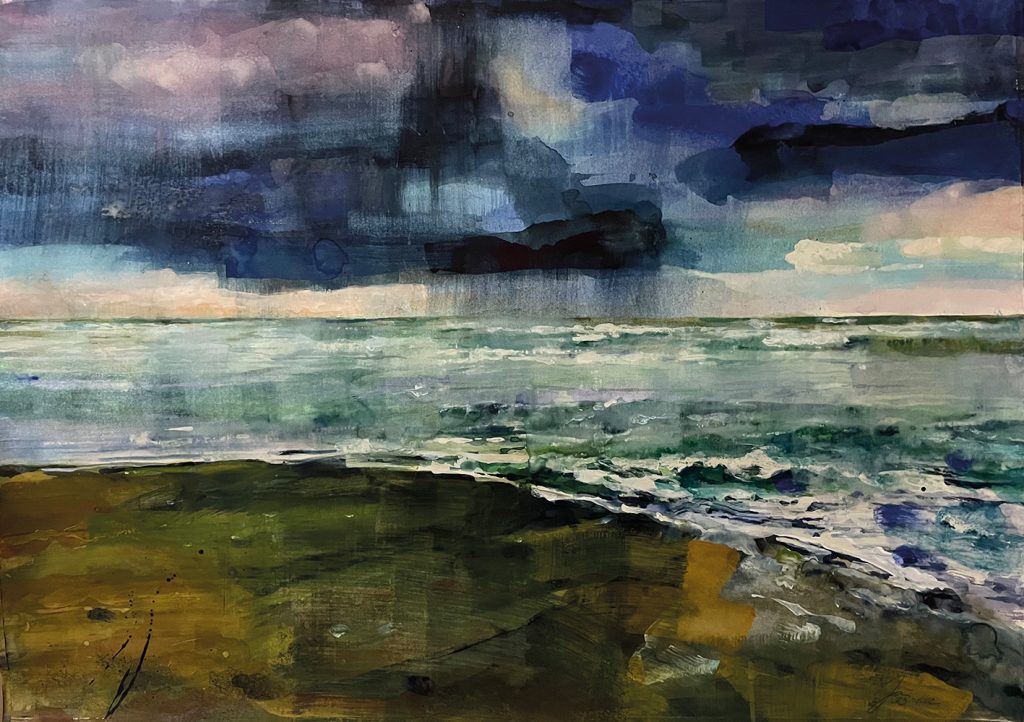 Aquarell 
71 x 49 cm 
2022